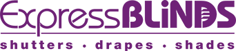 Express Blinds purple logo