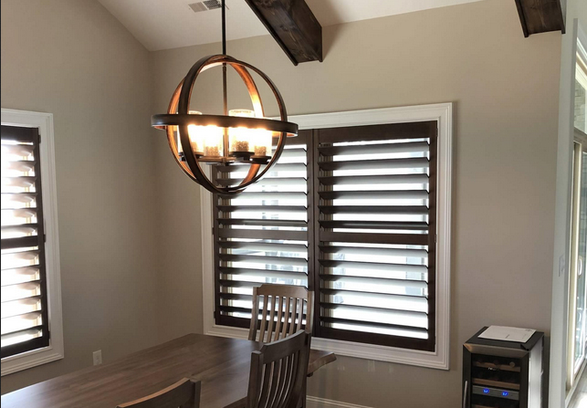 wooden interior shutters by express blinds in Knoxville TN